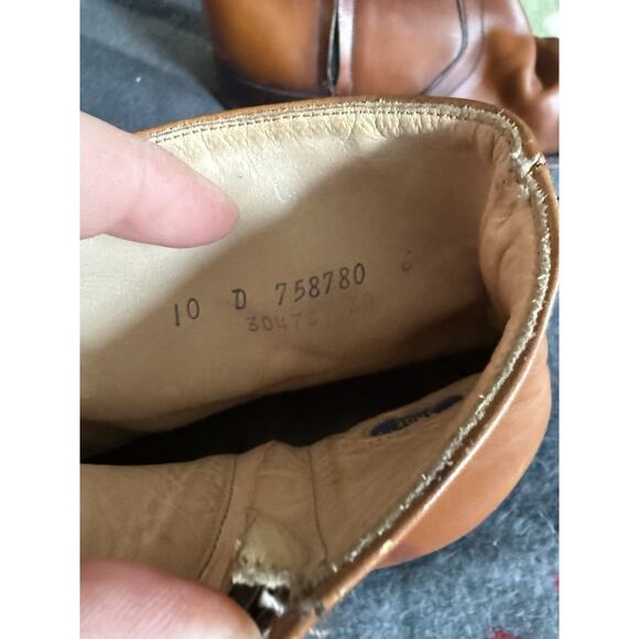 Vintage Florsheim Imperial Zipper Boots 10 D Chelsea Style - Picture 8 of 9